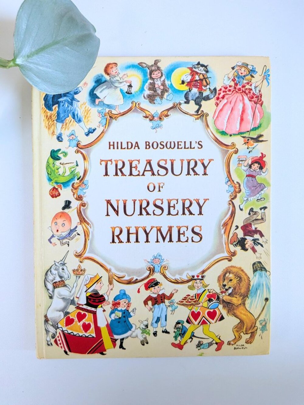 3/$35✨Vintage Hilda Boswell's Treasury of Nursery Rhymes Hardcover Book